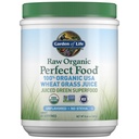 Jardim da vida Raw Organic Perfect Food 100% Organic USA Wheat Grass Juice - Juiced Green Superfood Greens Pó, 60 Servings - Stevia-Free, Não-GMO, Vegan, Gluten Free Whole Food Dietary Supplement