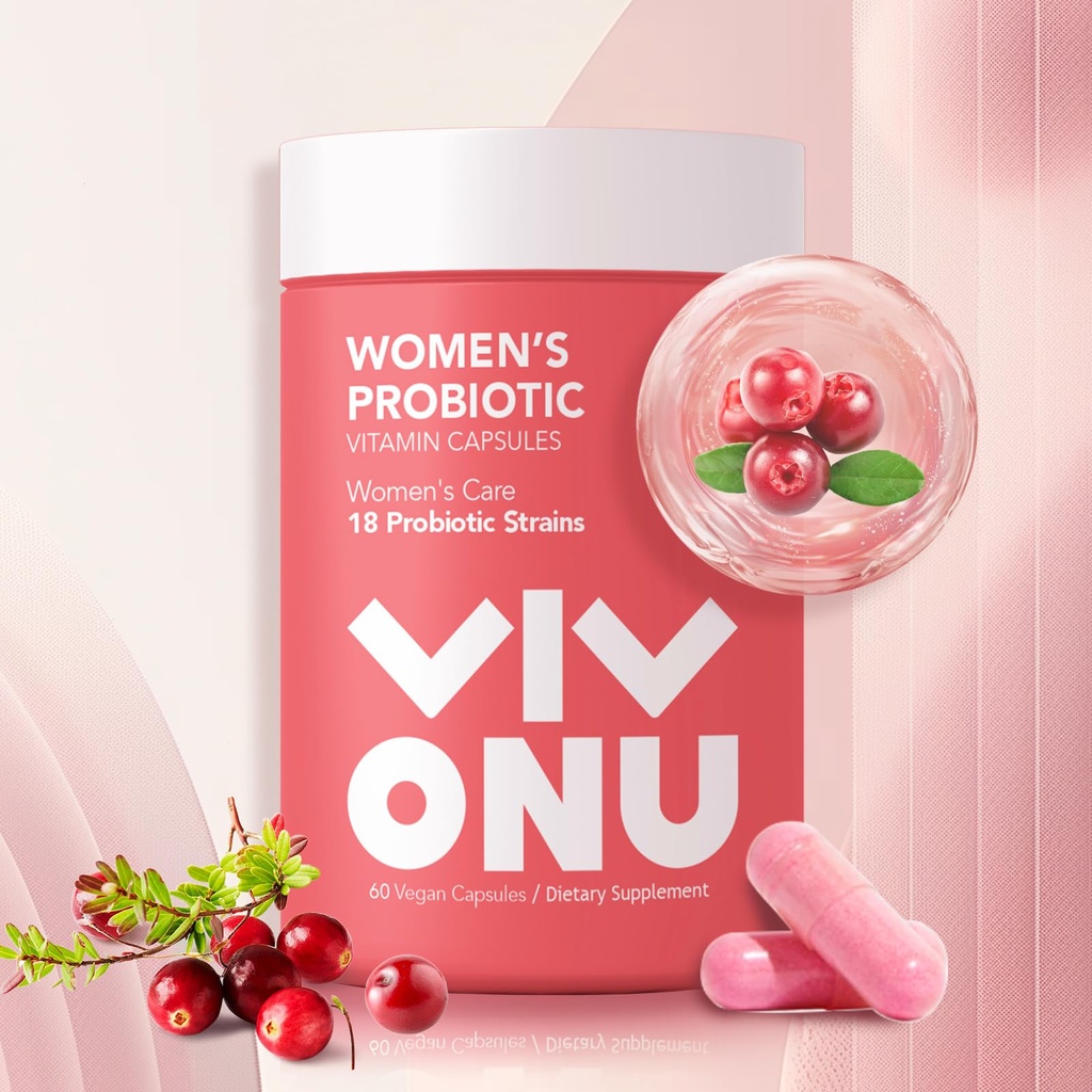 Mulheres Probiótico, Prebióticos & Lactobacillus Probiótico Blend, 60 bilhões UFCs, 18 Strains, ajudar a saúde da mulher, Imune Boost, Digestivo, Gut,Promote saudável Odor vaginal & Flora vaginal