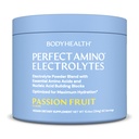 BodyHealth PerfectAmino Electrolytes Powder No Sugar, Hydration Jesting Keto Zero Eletrolytes Sugar Drink Mix with Trace Minerals - Fruta de paixão - 60 Servings