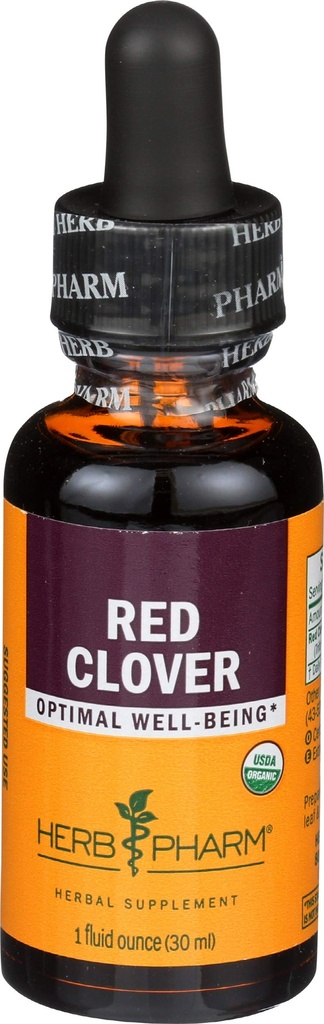 Herb Pharm Certified Red Clover Liquid Extract, 1 Fl Oz