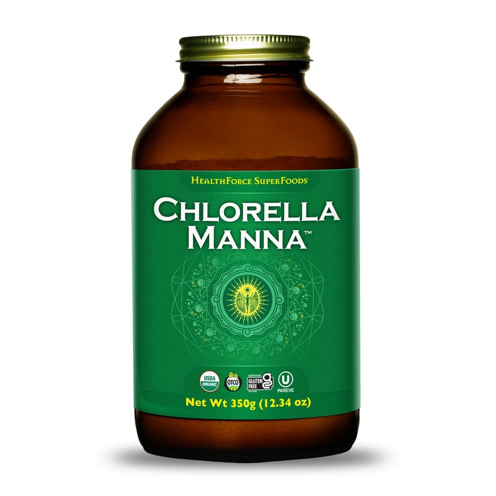 SaúdeForce SuperFoods chlorela Manna - Pó - 350 Grams