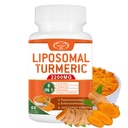 2200mg Suplemento de Curcumina Cúrmica Lipossômica com Absorção Melhorada de Pimenta e Ginger - 95% Extrato de Curcumina para Suporte Conjunto 60 Cápsulas