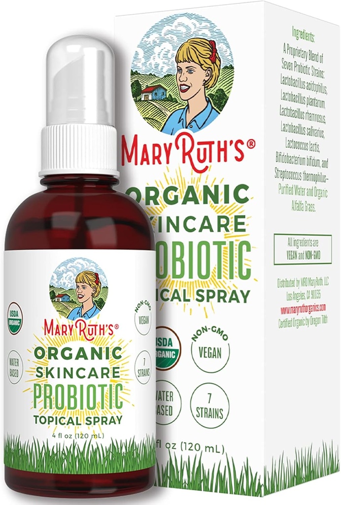 Probiótico tópico líquido USDA orgânico tópicos probióticos para saúde digestiva Lactobacillus Acidophilus Probiótico Gut Saúde & Imune Suporte Suplemento Vegan Non-GMO Gluten Free 4 Fl Oz