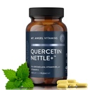 Mt. Angel Vitaminas Quercetin Nettle+ - Suporta Alergia Wellness & Sinus Health, Com Quercetin com Bromelain, Crafted for Sazonal Well-Being, cGMP Certified, Made in USA, 60 Tablets