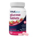 Comprimidos de Glicose TRUEplus®, sabor de framboesa - 50ct
