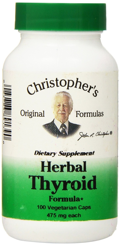 Fórmula do Dr. Christopher Fórmula Tiróide de Ervas, 100