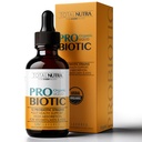 Probiótico líquido para as mulheres, Homens, Crianças, Criança Probiótico: USDA Probióticos orgânicos, Vegan Probiótico Liquid & Alfalfa Mistura + Acidophilus para Gut Saúde, Leite Glúten Açúcar Livre, Probióticos orais não-GMO