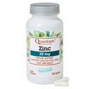 Saúde Quântica Gluconato de Zinco 22mg Suplemento de Imunidade Diária Suporta Energia, Olhos Saudáveis, Pele e unhas de cabelo - Suporte Imune Mineral Essencial para Mulheres e Homens - 100 Cápsulas