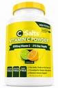 C-Sals Suplemento de vitamina C em pó - 100% Pure alta dose buffered Vitamina C em pó para suporte imunológico - Orgânico, Livre de açúcar, Vegan, Não-GMO, Estômago-amigo, Limão 26oz