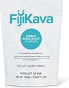FijiKava Instant Kava Kava Powder 500g – Premium Kava Root Powder com alto conteúdo de Kavalactona – Ajuda de relaxamento natural para calma, alívio de estresse e suporte ao sono – Fácil de Mix