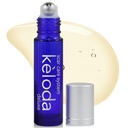 KELODA Deluxe Scar & Keloid Removal Oil & Massager, 0.33 oz, para o tratamento de cicatrizes cirúrgicas e piercing Keloids, Acne, queimaduras, com coco, karité, açafrão, lavanda, óleo de helichrysum e vitamina E