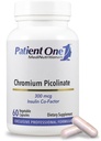 Paciente Um Picolinato de Crômio 300 mcg Supplement to Support Heart and Metabolic Health* 60 Cápsulas