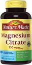 Citrato de magnésio 250 mg Suplemento dietético (Netcount 180 Gels macios), 180Count