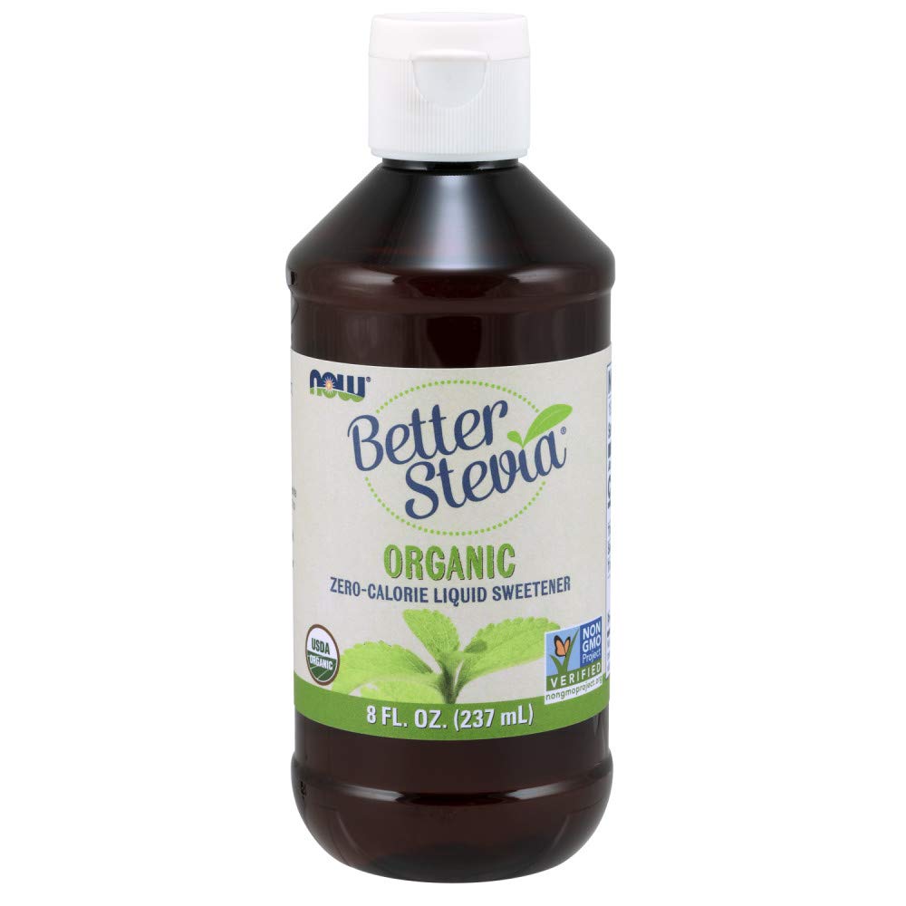 Stevia extrair alimentos orgânicos agora 8 oz líquido