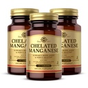 Solgar Quelated Manganês - 100 Comprimidos, Pacote de 2 - Apoios Osso, Joint & Nerve Health - Não-GMO, Vegan, Gluten Free, Leite Livre, Kosher - 200 Total Servings