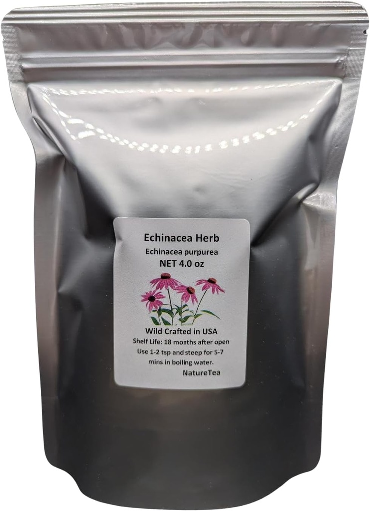 Echinacea Herb - Echinacea purpurea Folha solta C/S 100% da Natureza (4 onças)