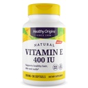 Origens saudáveis Vitamina E 400 UI (Natural, Não-GMO, Glúten Livre, Suporte cutâneo, Suporte Cardiovascular), 90 Softgels