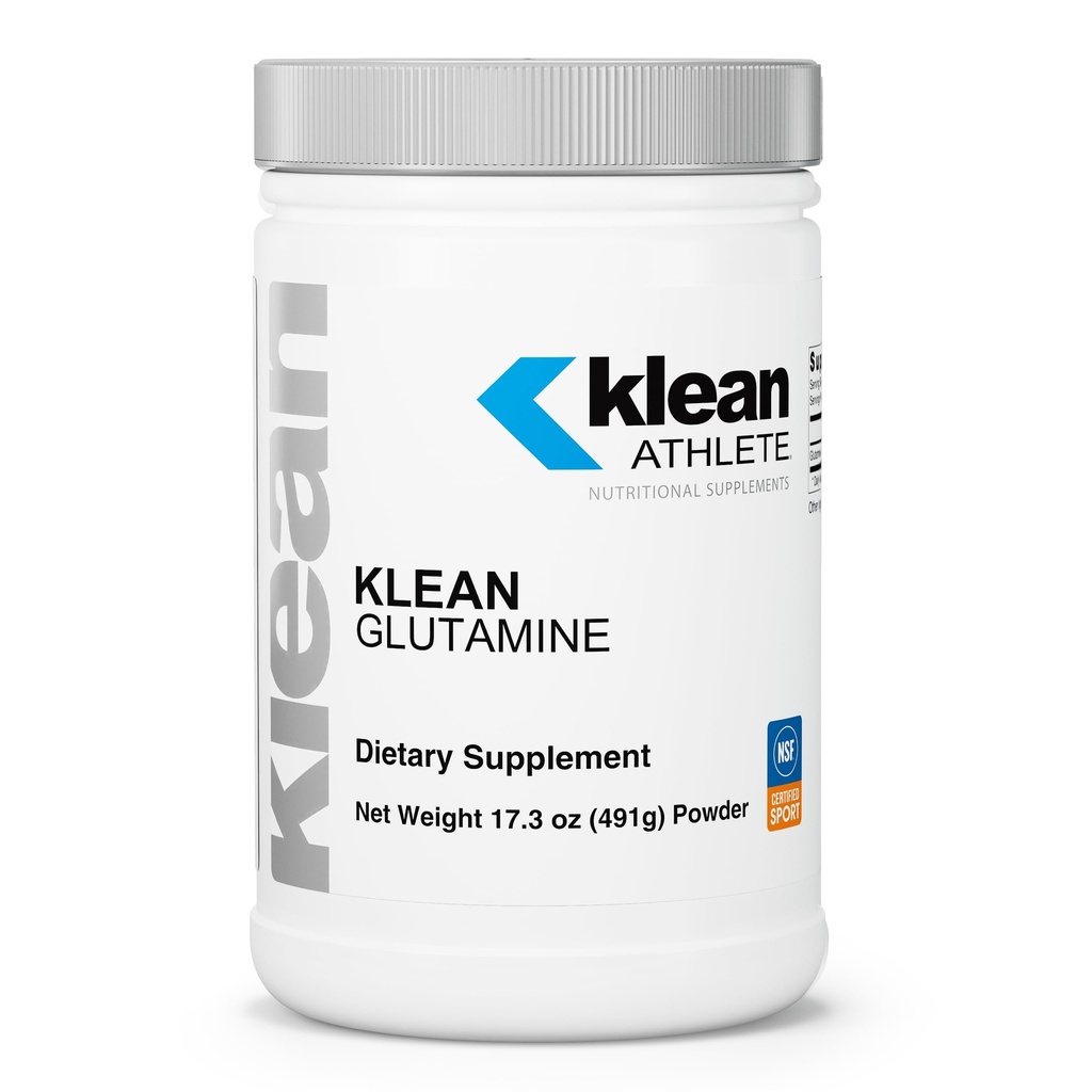 Klean Atleta Klean Glutamina - Imunidade Suporte & Gut Saúde* - Suplemento Aminoácidos - NSF Certificado para Esporte - Não-GMO, Gluten Free & Vegan - 17.3 oz
