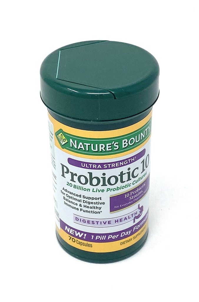 Natureza Bounty Ultra Força Probiótico 10, 70 Cápsulas