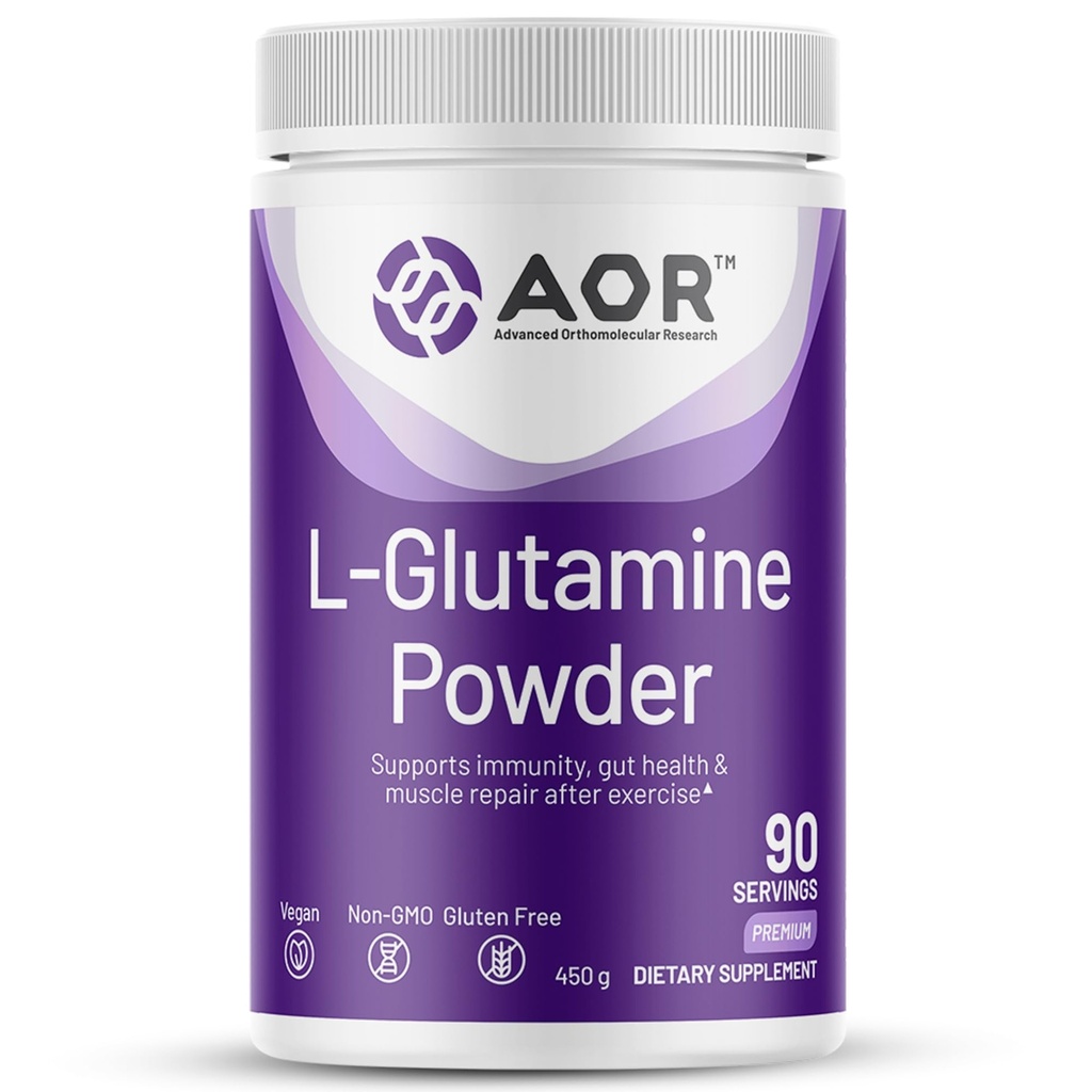 L-Glutamina pó 450g, Suporta Imunidade e Gut Saúde, Suplemento dietético, 90 Servings