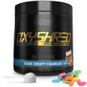 EHP Labs OxyShred Hardcore Super Dosed Pré Treino em Pó - Pré-treino em Pó com L Glutamina e Acetil L Carnitina, Energia Boost Bebida - 275mg de Cafeína - Azedo Crawlings, 40 Servings