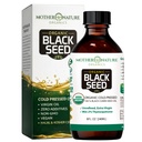 Mãe Natureza USDA Oil de semente preta orgânica, alta TQ 2%, prensado a frio, não refinado Nigella Sativa, Omega 3 6 9 para imune, suporte articular e cardíaco, cabelo e pele, não-GMO, garrafa de vidro (8 onças)