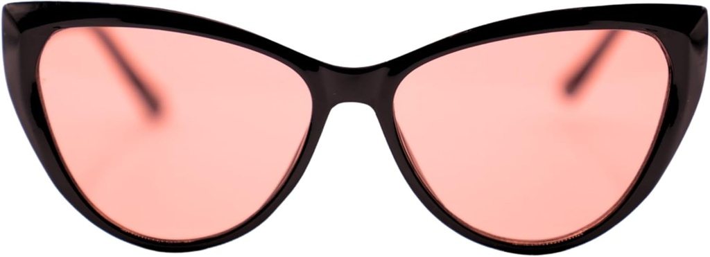 FL-41 Óculos de Enxaqueca Lente Transitória para Sensibilidade de Luz Interior/Exterior e Fotofobia Saco de pano de olho de gato