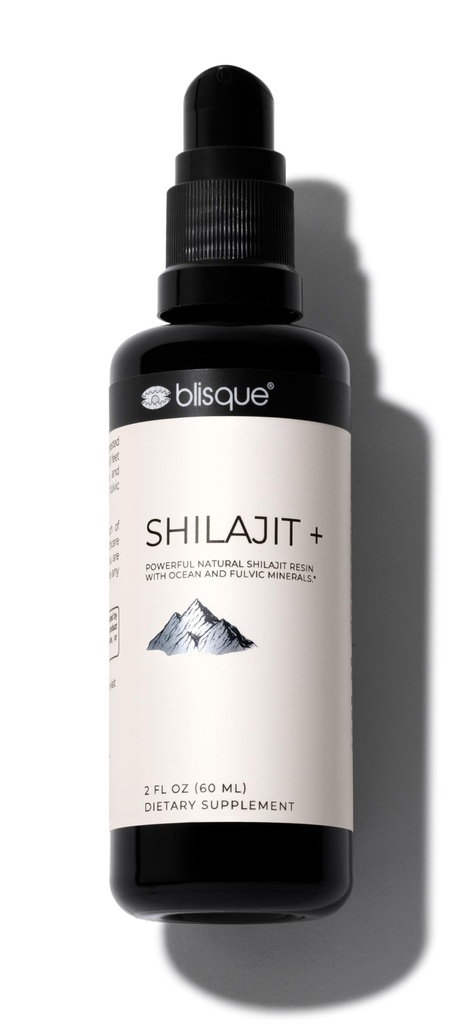 Blisque – Himalayan Shilajit Resin Mineral Drops □ Puro, Natural, Orgânico □ Para Detox, Cleanse, Imune Support, Brain Booster, e Energia