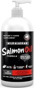 Mais fino para animais de estimação Wild Alaskan Salmon Oil para cães e gatos - Omega 3 Fish Oil com Pollock & Salmon para pele sensível & casaco de saúde. EPA & DHA Facilitar Coceira, Suporta Conjunção, Imune & Saúde do Coração (16 onças)