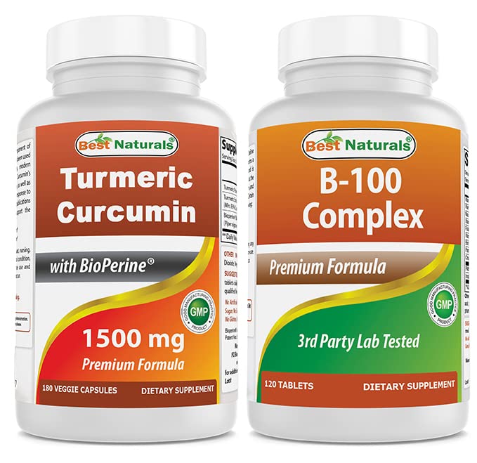 Curcumina Turmérica 1500mg & Complexo B-100