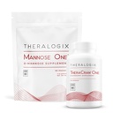 Theralogix TheraCran One + Mannose One Bundle, 90 Count & 7.05 Ounce (Pacote de 2)