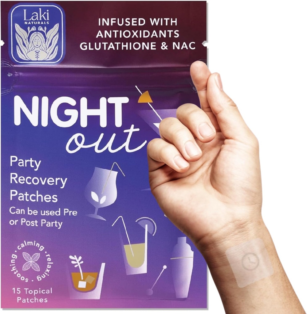Laki Naturals Night-Out Patch (Pacote de 15)