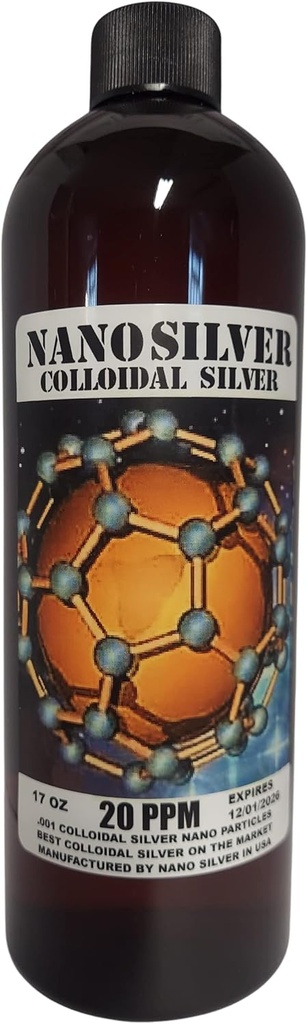 Nano prata coloidal prata 51 onças três garrafas , coloidal prata , suplemento mineral