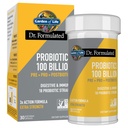 Jardim da vida Dr. Formulado Pré, Post & Probióticos 100 bilhões UFC uma vez diariamente 3-em-1 Probióticos completos, Prebióticos & Postbióticos Suplemento para mulheres e homens – Força extra, 30 dias de fornecimento