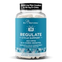 Regular suporte do ciclo – Equilíbrio hormonal para as mulheres em Optimal 40:1 Myo-Inositol 2000 mg & D-Chiro Inositol 50 mg – Suplemento para o período de consistência, suporte Menstrual & Ovulação – 120 Cápsulas Vegan