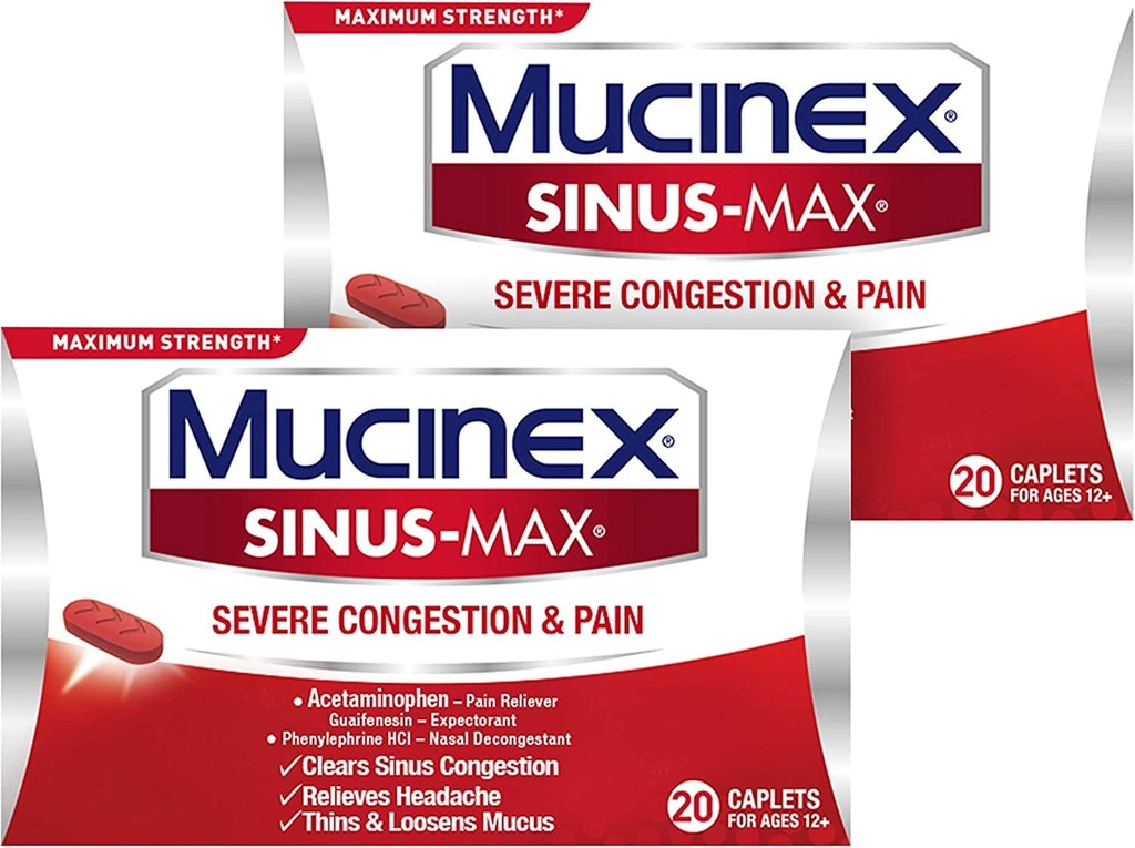 Congestão e dor sinusal-max