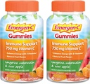 Pastilhas de vitamina C emergen-C, Suplemento dietético para suporte imunológico, Tangerina, Melancia e sabor de maçã azeda - 45 Contagem x 2 (Pacote de 2)