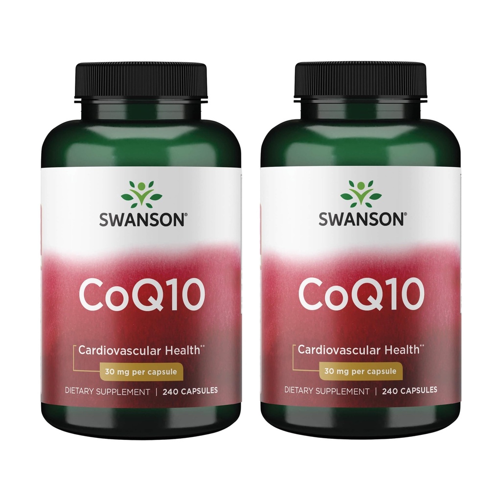 Swanson Coq10 30 mg 240 cápsulas (2 embalagem)