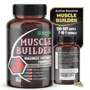 Ultra Muscle Builder Suplemento com L-Arginina e Tribulus – Suporte de Treinamento Desportivo – 150 Cápsulas (fornecimento de 150 dias)