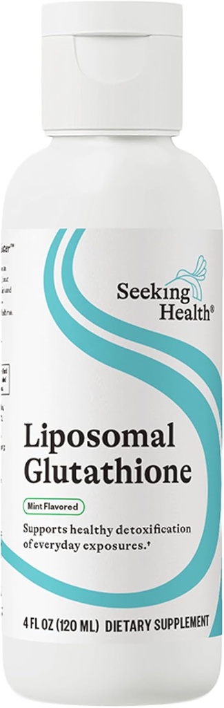 Procurando Saúde Glutationa Lipósoma Optimal Fornece 500 mg de Glutationa Reduzida por Serviço (Mint, 4 onças)