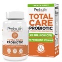 Probulina Total Cuidado Suplemento Probiótico, Gaivota Diária, Digestivo e Imune Saúde Probióticos Cápsulas para homens e mulheres, 20 Bilhões UFC, Vegan, 30 Contar garrafa