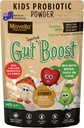 Crianças Probiotic Gut Boost Pó – Digestivo diário & Imune Suporte com fibra para crianças crianças, Vanilla Flavored Suplemento de fibra, Easy Mix para constipação & Gut Saúde 3.52oz (100g)
