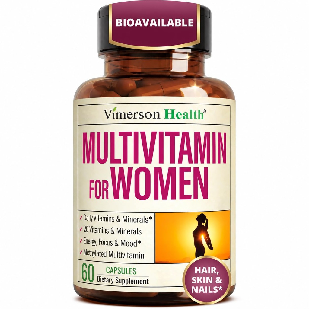 Multivitamin for Women – Methylated Multivitamin – Daily Wellness – 60 Caps