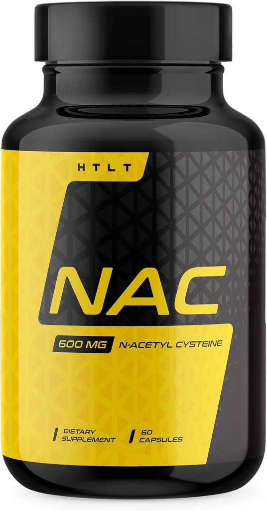 NAC por HTLT 600 mg de N-Acetil Cysteine por serviço Suplemento de suporte de fígado