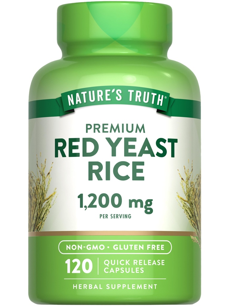Nature's Truth Red Yeast Rice Cápsulas 1200 mg . .