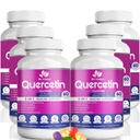 Quercetin Gummies by BioVitalica - Quercetin with Bromelain Vitamina C e Zinc & Elderberry + Vitamina D3-5 em 1 Suporte Imune - Zinc Quercetin 750 mg para crianças e adultos (6, Quercetin)