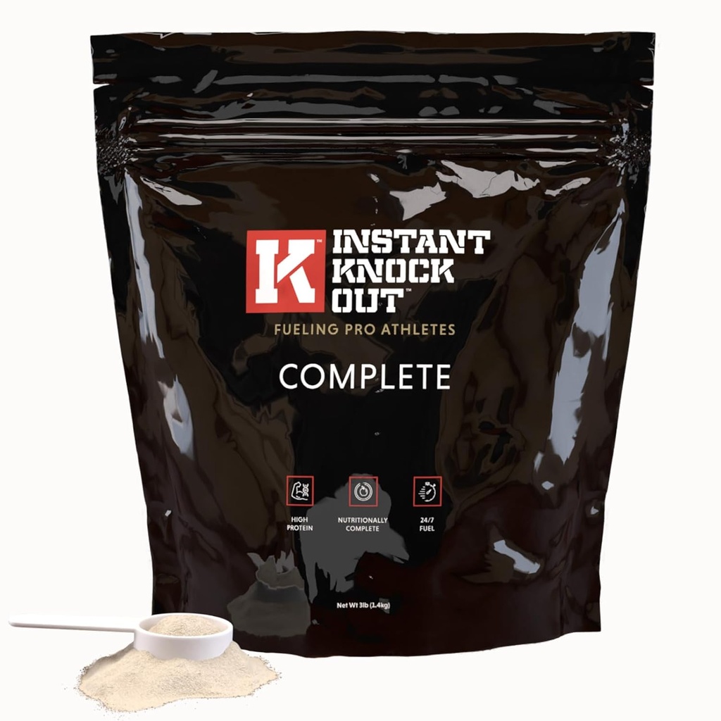 Nocaute instantâneo Complete Shred - Shake de substituição de refeições - Baunilha - Alta protein, enriquecido com vitamina, Nutricionalmente completo - 14 Servings