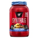 BSN SINTHA-6 Premium Protein Powder com 6g de fibra, Whey Protein, Micellar Casein, Milk Protein Isolate Blend, 5g Fat, Blueberry Pancake, 28 Servings (Packaging May Vary)