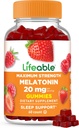 Melatonina viva 20mg Gummies □ Grande degustação do suplemento do sono para adultos Pode ajudar a cair e permanecer dormindo □ Gummies Vegetarian Sleep para adultos, homens, mulheres