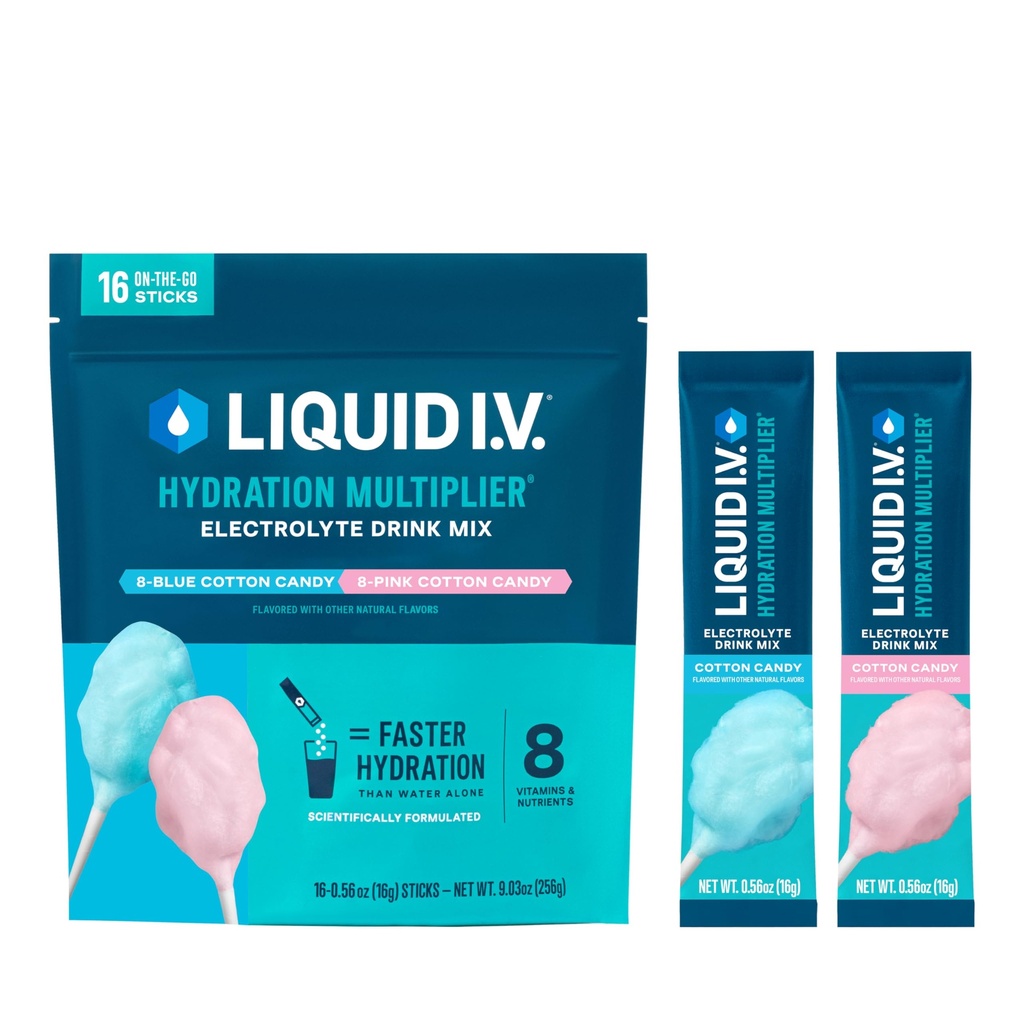 Líquido I.V.® Hydration Multiplier - Algodão Candy